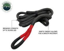 Load image into Gallery viewer, Brute Kinetic Recovery Strap 1" x 30' With Storage Bag - 30% stretch 19009916