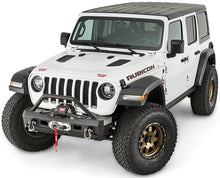 Load image into Gallery viewer, WARN 101330 Elite Series Stubby Front Bumper with Grille Guard for 18-21 Jeep Wrangler JL & Gladiator JT