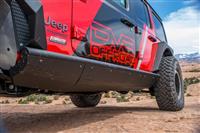 Load image into Gallery viewer, DV8 Offroad Boatside Sliders (Black) - SRJL-01