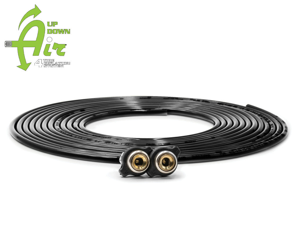 Replacement tire whip hose kit 288″ Black with 2 quick release Chucks 388-2100BLK