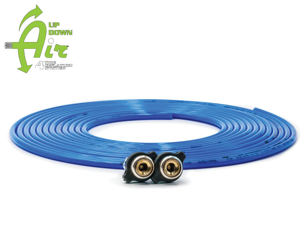 Replacement tire whip hose kit 288″ Blue with 2 quick release Chucks 388-2100BLU