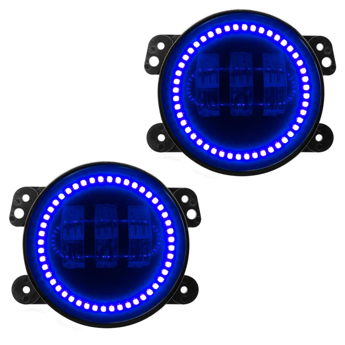 JEEP WRANGLER JL SAHARA BLUE HIGH POWERED LED FOG LIGHT REPLACEMENT-(PAIR) 5775-002