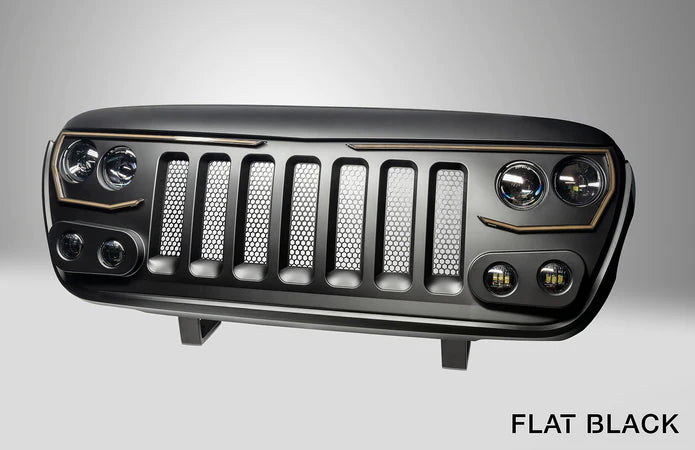 ORACLE LIGHTING VECTOR PRO-SERIES FULL LED GRILL FOR JEEP WRANGLER JL/ GLADIATOR JT 5837-PRO