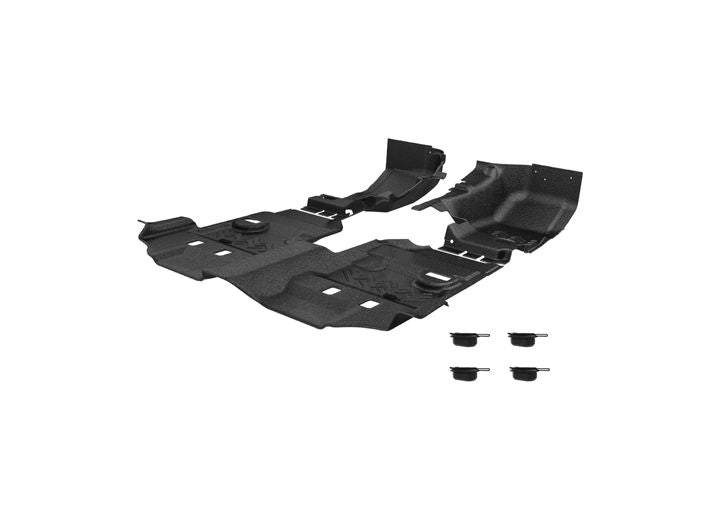 Front & Rear Flooring - 18-23 Wrangler JLU (4Dr) B1009725-BLK1-AA