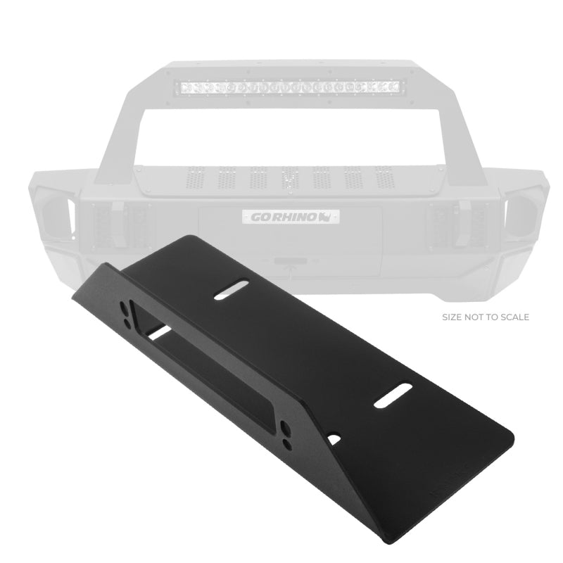 Rockline Bumper Fairlead Mount Plate For Jeep 332000T