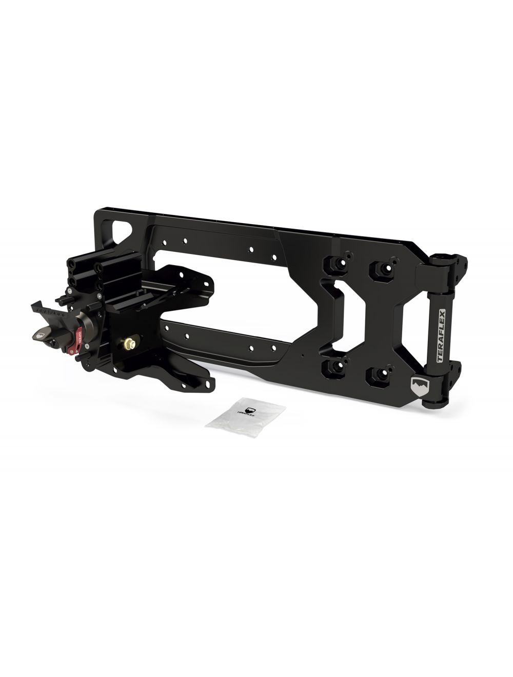 JL: Alpha HD Hinged Spare Tire Carrier & Adjustable Spare Tire Mount Kit (5x5”) 4838920