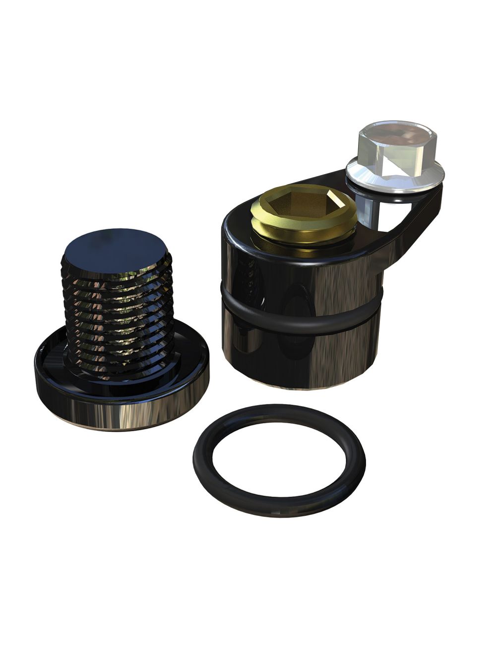 JK: Tera44 Rubicon/Dana 44 Rubicon Locker Sensor Plug & Air Line Plug Kit 4350550