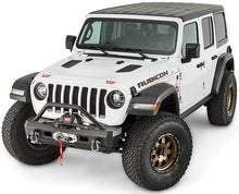 Load image into Gallery viewer, WARN 101330 Elite Series Stubby Front Bumper with Grille Guard for 18-21 Jeep Wrangler JL &amp; Gladiator JT

