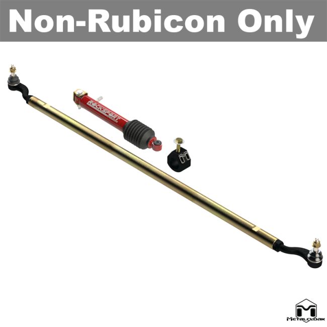 METTALCLOAK Dog-Legged Tie Rod & RockSport Stabilizer Kit, JL Wrangler | JT Gladiator, Non-Rubicon Edition 7629