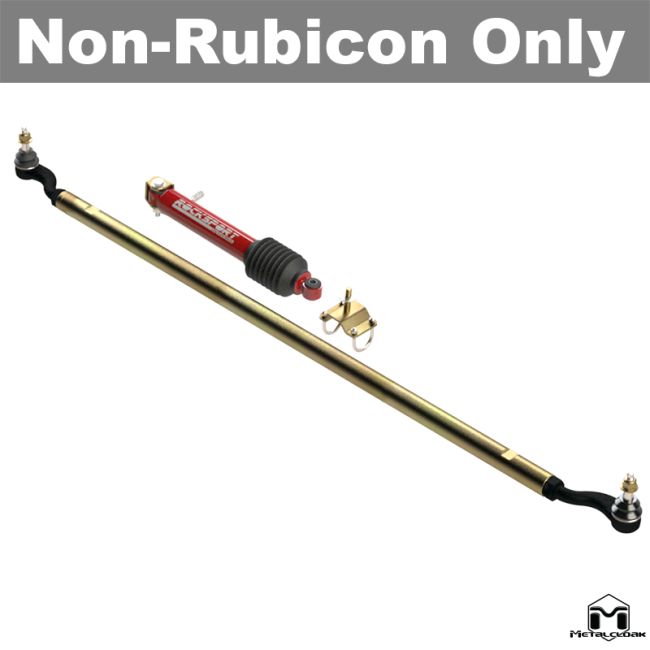 METALCLOAK Dog-Legged Tie Rod & RockSport Stabilizer Kit, JL Wrangler | JT Gladiator, Non-Rubicon Edition 7629