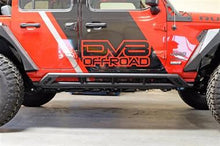 Load image into Gallery viewer, DV8 Offroad Tubular Rock Slider with Plated End Caps - SRJL-03
