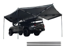 Load image into Gallery viewer, Overland Vehicle Systems Nomadic 270 Awning w/ Black Storage Cover Driver&#39;s Side 19519907
